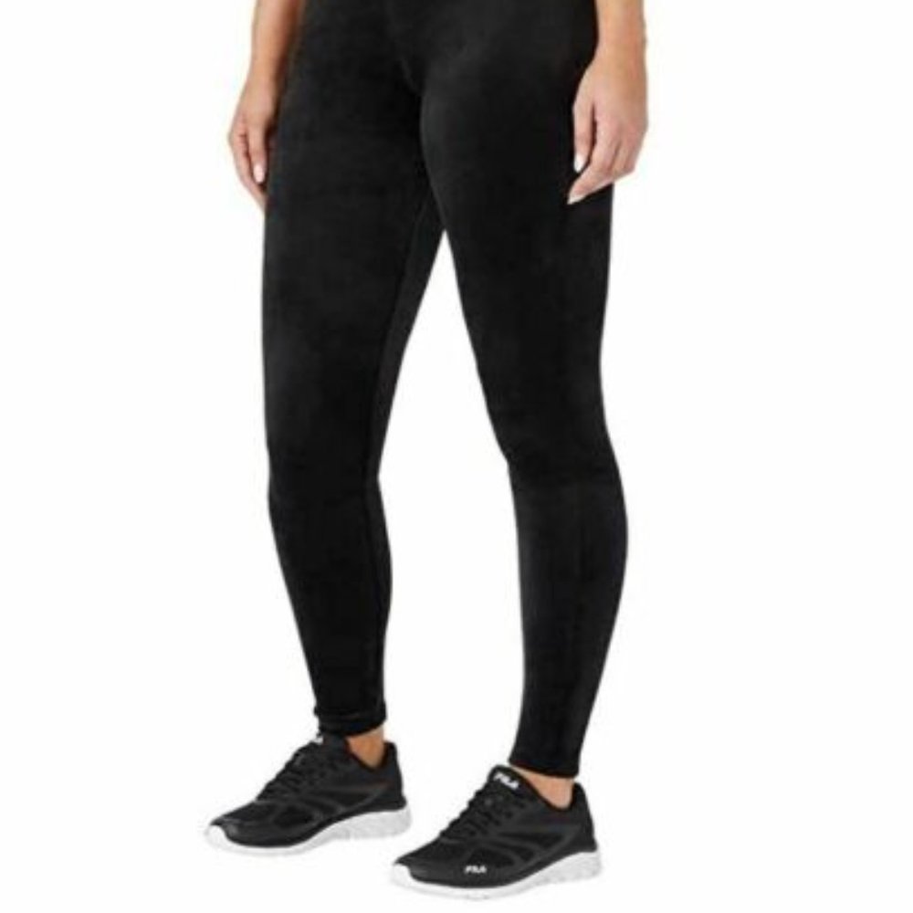 Fila Women's Super Soft Velour Leggings High Rise - Picture 8 of 8